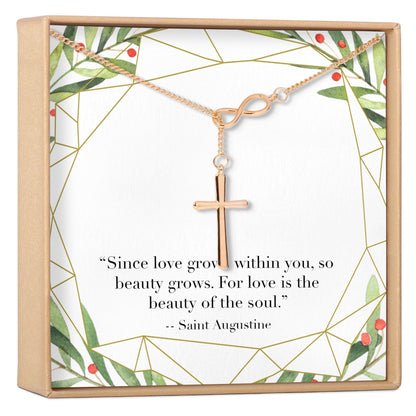 Infinity Cross Necklace