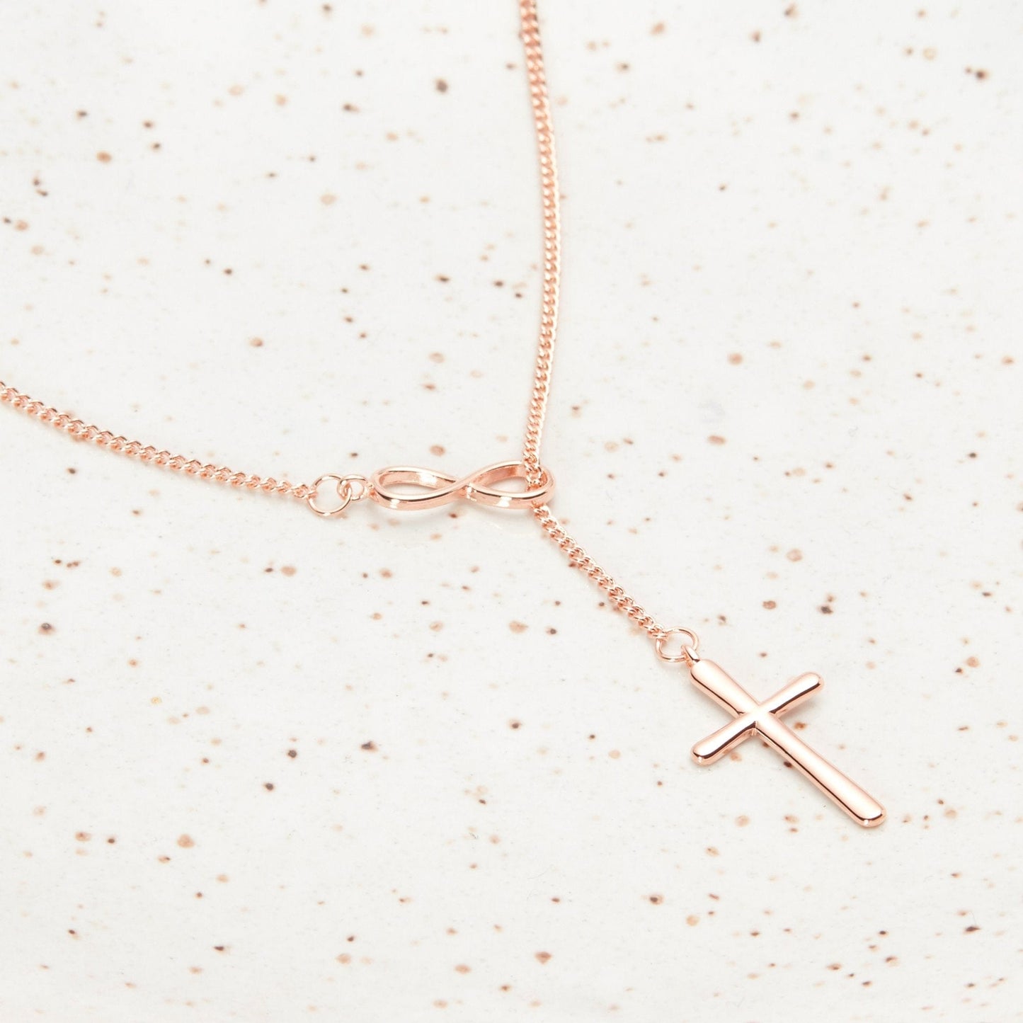 Infinity Cross Necklace