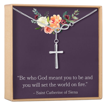 Infinity Cross Necklace