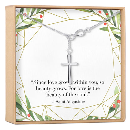 Infinity Cross Necklace