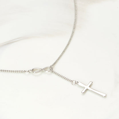 Infinity Cross Necklace