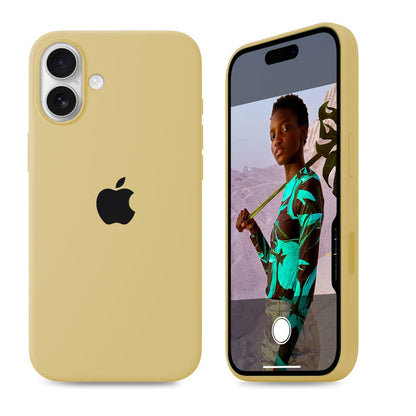 iPhone Silicone Case (Golden)
