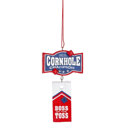 Cornhole Ornament - Boss Of The Toss