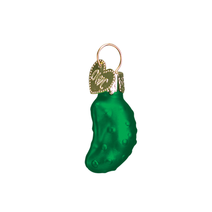 Miniature Gurken Pickle Glass Ornament