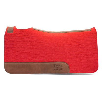Jeffers WoolLuxe 100% Wool Equine Saddle Pad – Cushioned, Breathable, and Shock-Absorbing