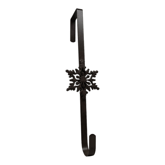 Cast Iron Wreath Holder - Snowflake