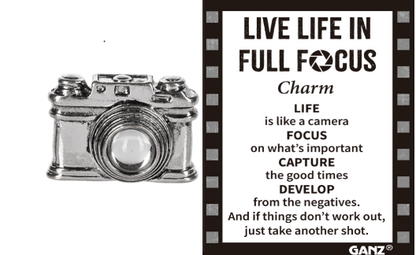 Live Life in Full Focus Charm