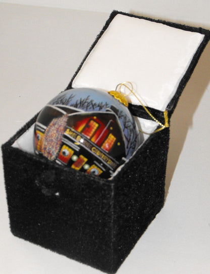 Hand Painted Glass Globe Ornament - The Shelburne Country Store