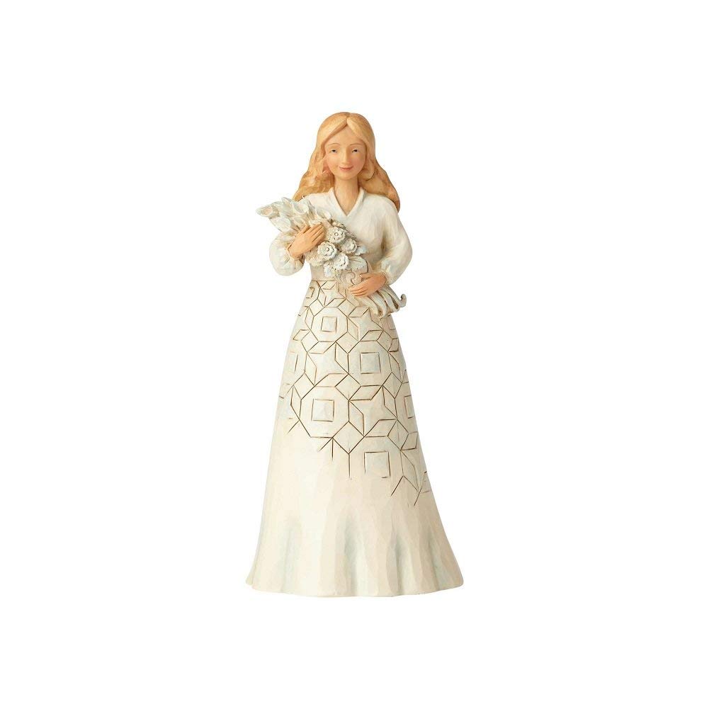 Jim Shore Girl With Flower Figurine
