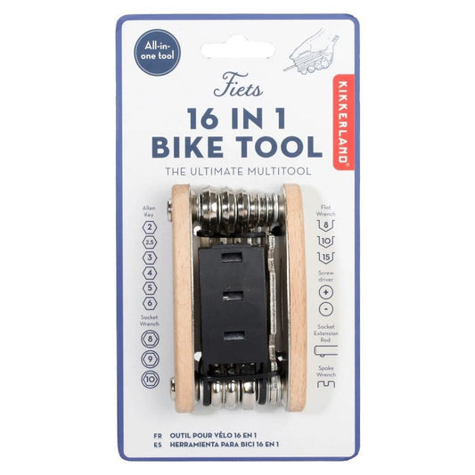 Kikkerland Design - 'Fiets' 16-In-1 Bike Tool