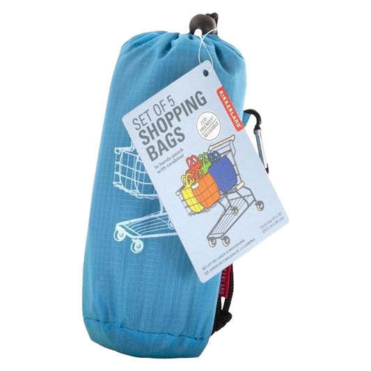 Kikkerland Design - Shopping Bags (5CT)