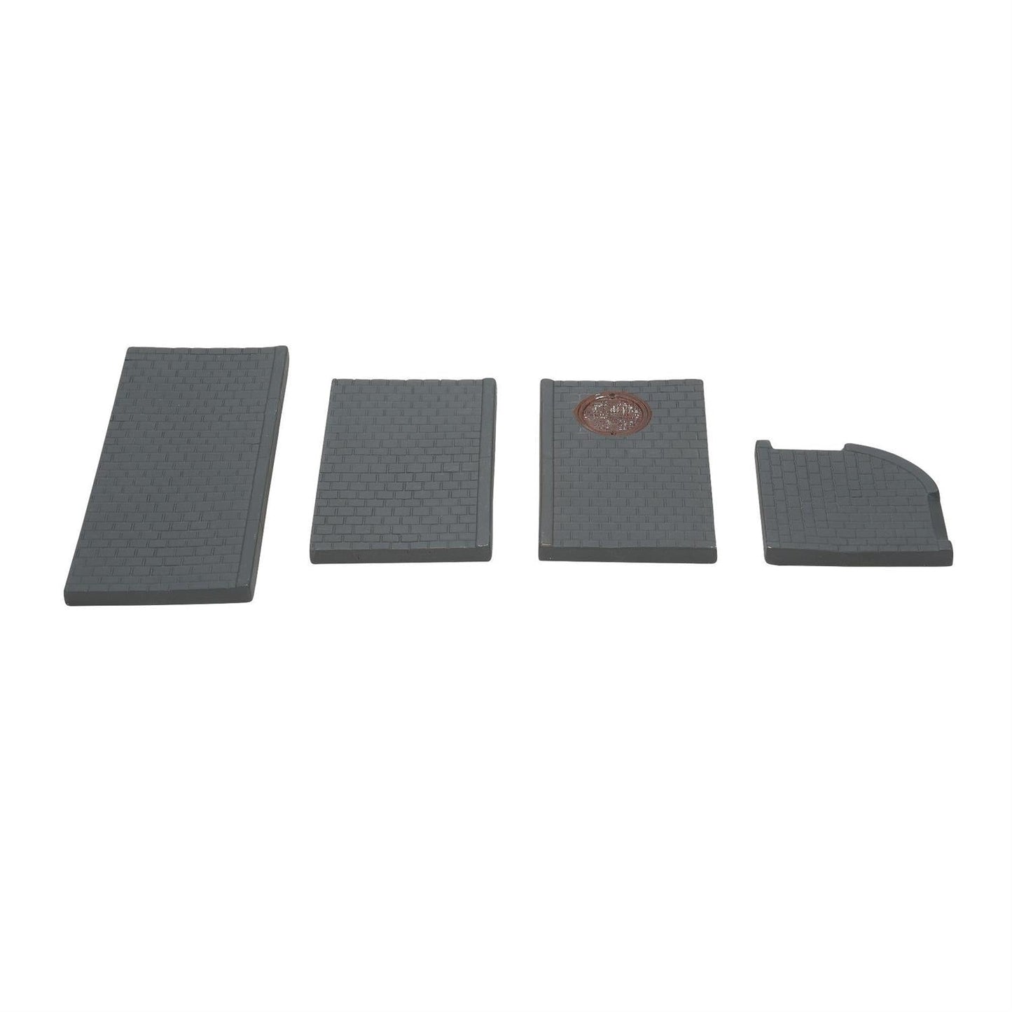 City Sidewalks, Busy Sidewalks - 4 Piece Set