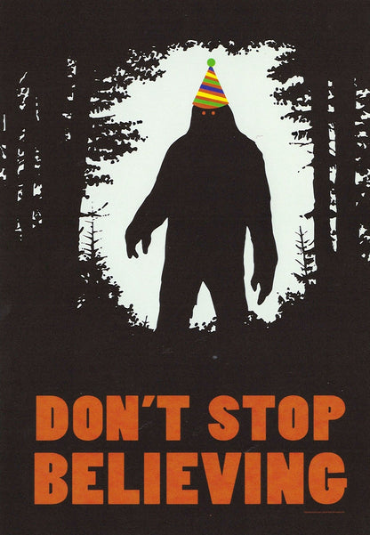 Birthday Card - Don't Stop Believing