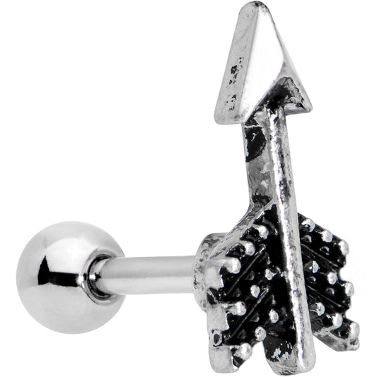 16G 1/4 Straight Arrow Cartilage Tragus Earring