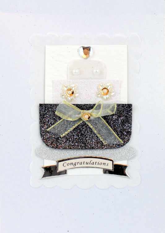 Handmade Embellished Card Collection - Wedding Day Wedding Cake