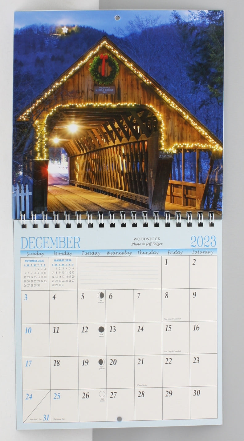Vermont 2023 Mini Wall Calendar