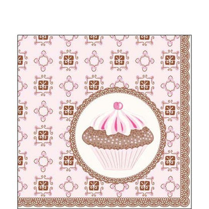 Paper Cocktail Napkin - Muffin