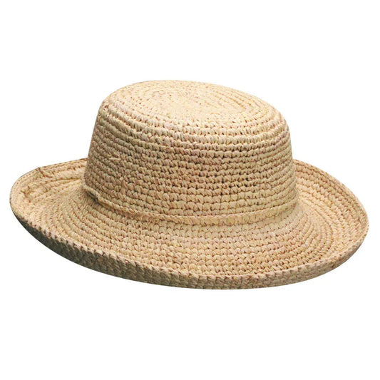 Scala Beaufort (PETITE) - Crocheted Straw Sun Hat