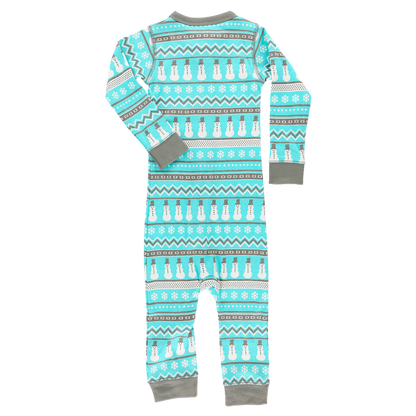 Nordic Snowman Union Suit -