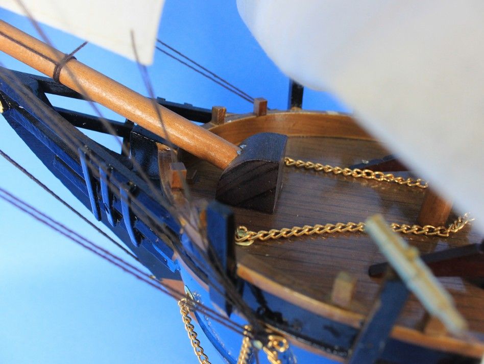 Wooden HMS Bounty Tall Model Ship 34""