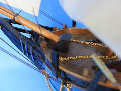 Wooden HMS Bounty Tall Model Ship 34""