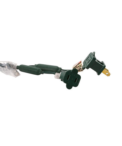 50-Light 5mm Red LED Green Wire Light Set