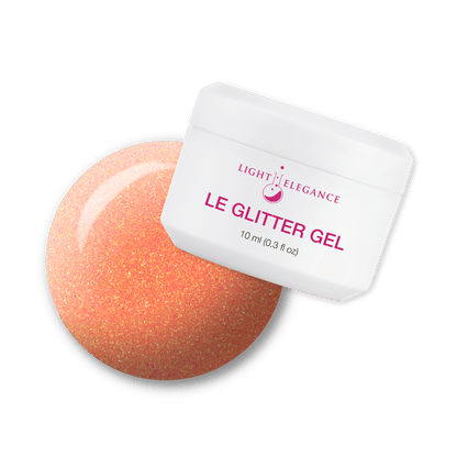 Light Elegance Glitter Gel - Orange Crush