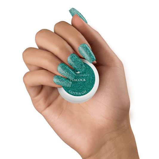 Light Elegance Glitter Gel - Peacock