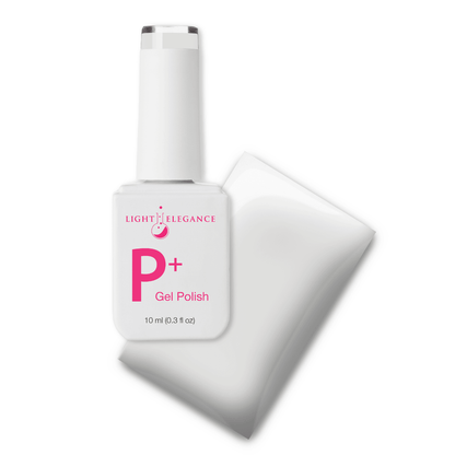 Light Elegance P+ Soak-Off Color Gel Polish - White Meringue
