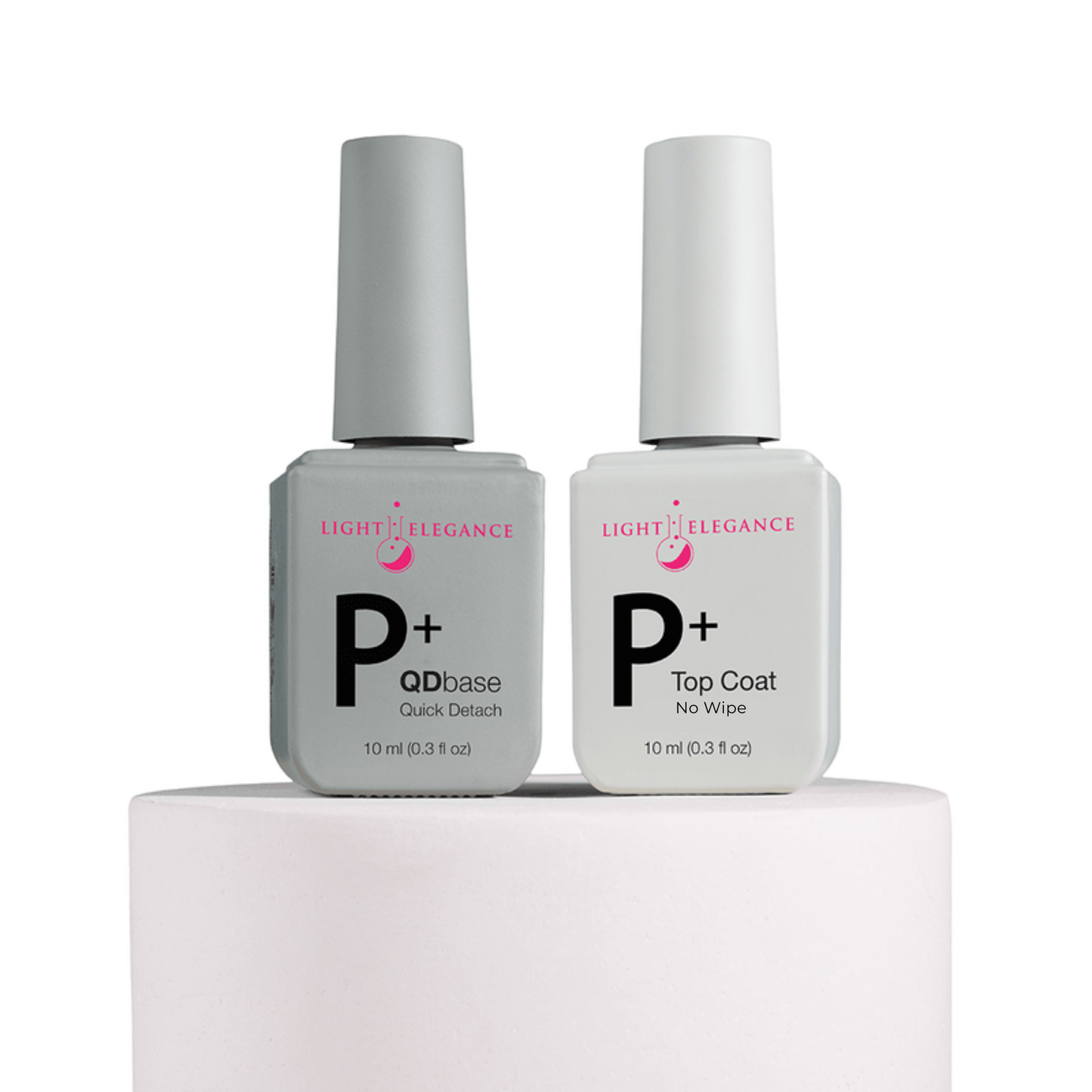Light Elegance P+ Soak-Off Gel Polish - Base & Top Coat Bundle