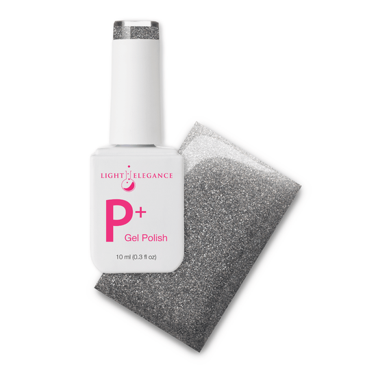Light Elegance P+ Soak-Off Glitter Gel Polish - Clean Slate