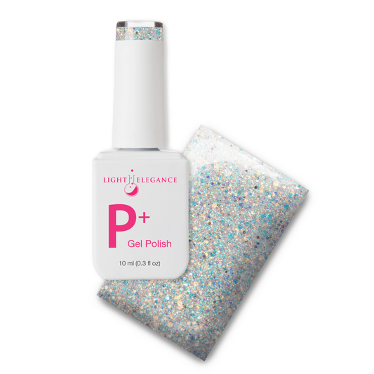 Light Elegance P+ Soak-Off Glitter Gel Polish - Ice Cream, You Scream