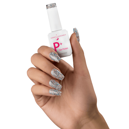 Light Elegance P+ Soak-Off Glitter Gel Polish - The Elvis Pelvis