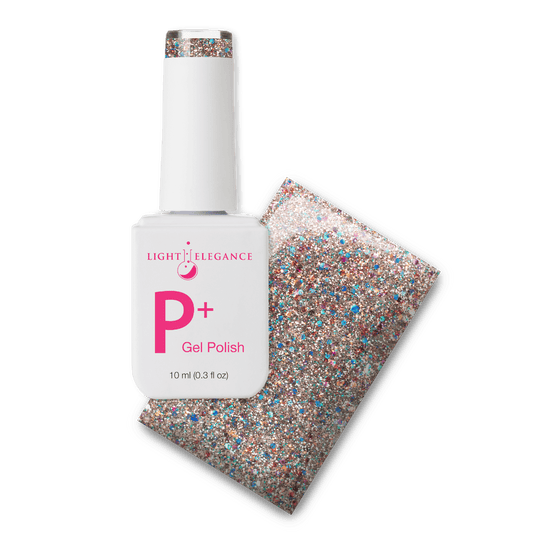 Light Elegance P+ Soak-Off Glitter Gel Polish - The Elvis Pelvis