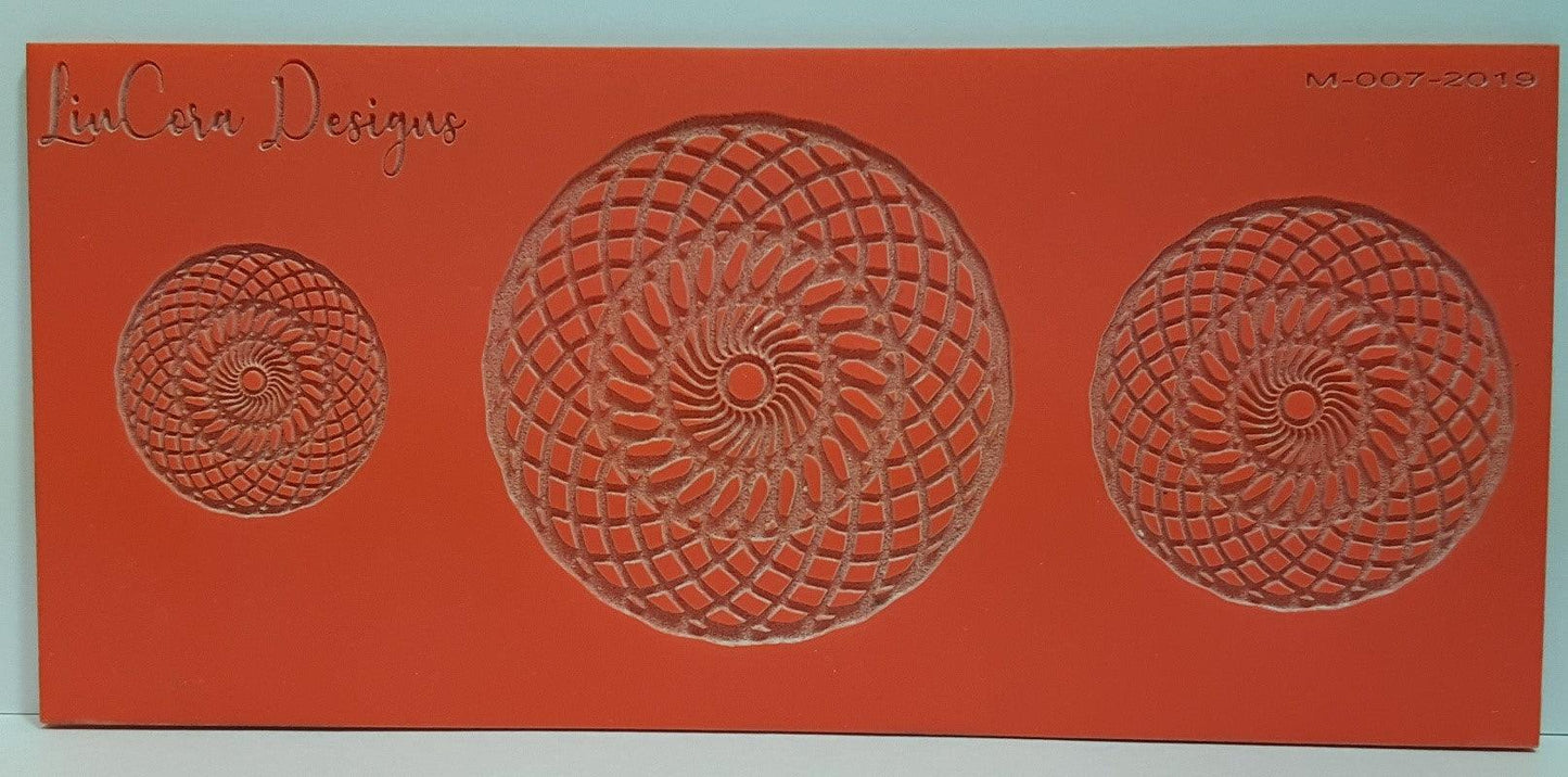 LinCora Mandala Texture Mat 007