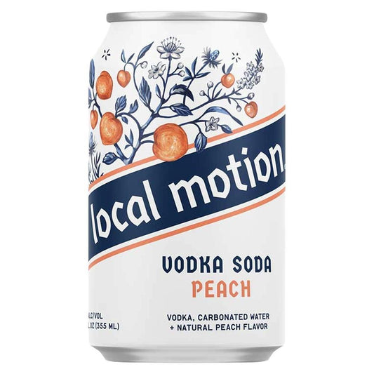 Local Motion - 'Peach' Vodka Soda (12OZ)