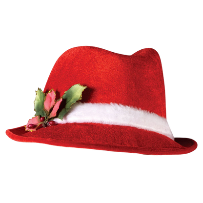 Slick Santa Holiday Fedora