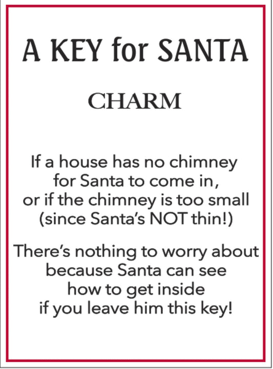 Santa's Key Charm