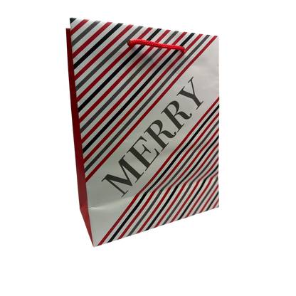 Medium Gift Bag With Tissue - Merry