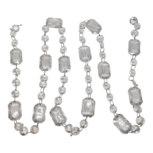 Clear Acrylic Bead Garland - 72"