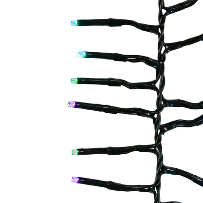 480-Light Fairy Twinkle LED Color Changing Connectable Cluster Garland