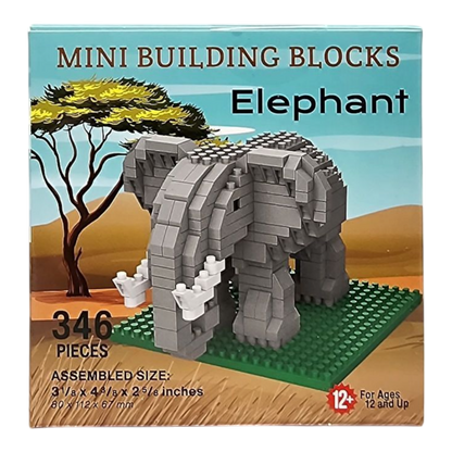 Mini Building Blocks - Elephant