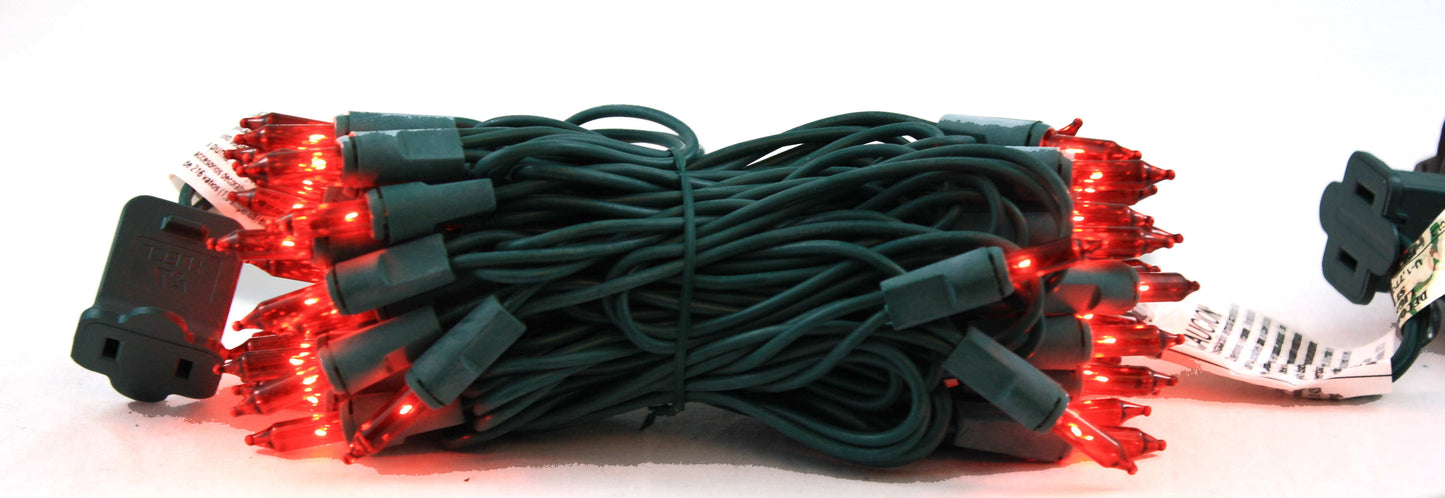 50 Light Indoor/Outdoor RED String Light