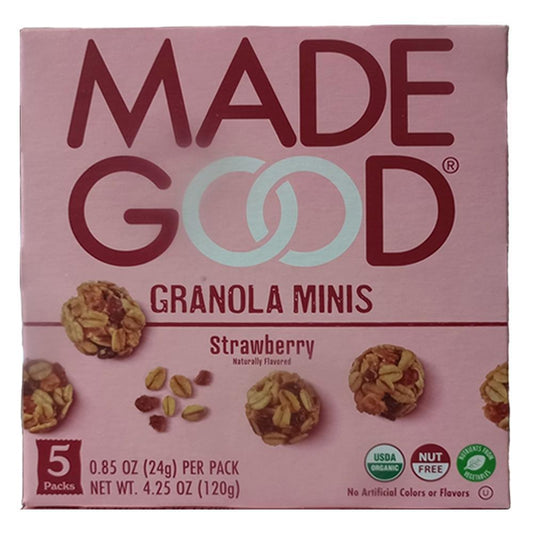 Made Good - 'Organic Strawberry' Granola Minis (5CT)
