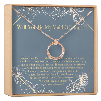 Maid of Honor Necklace, Multiple Styles
