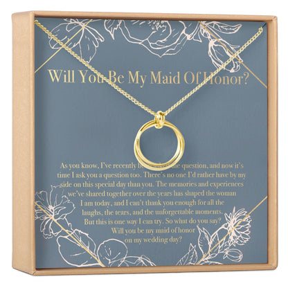 Maid of Honor Necklace, Multiple Styles