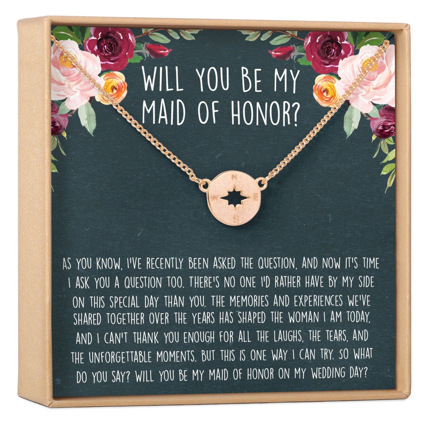 Maid of Honor Necklace, Multiple Styles
