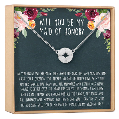 Maid of Honor Necklace, Multiple Styles