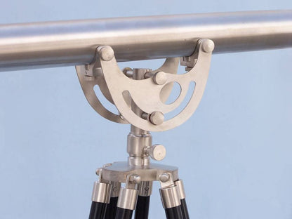 Floor Standing Brushed Nickel Anchormaster Telescope 65""