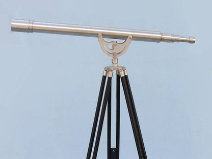 Floor Standing Brushed Nickel Anchormaster Telescope 65""